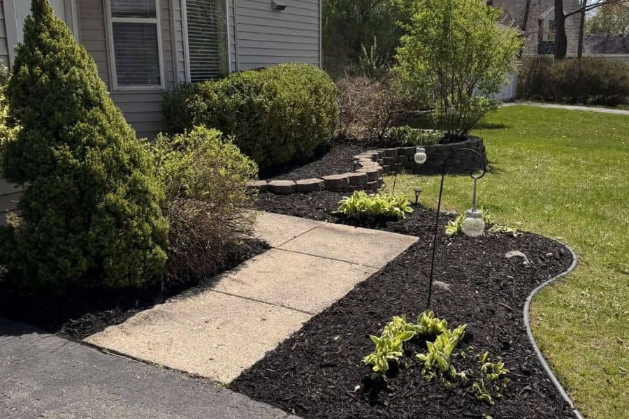 Well-maintained lawn and grounds