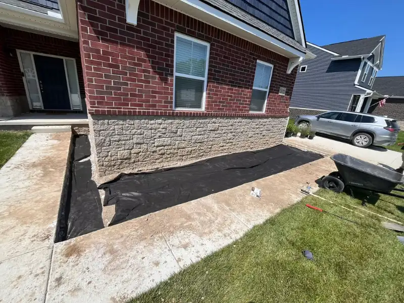 Residential landscape bed preparation
